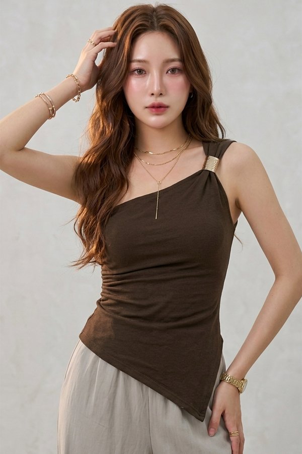 Luna Padded Top Dark Cocoa *PLUSH*