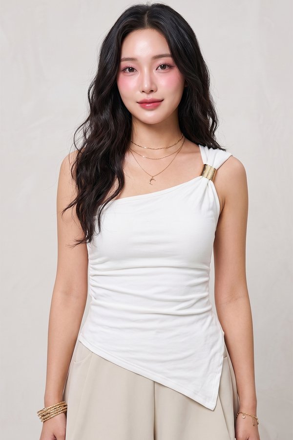 Luna Padded Top White *PLUSH*