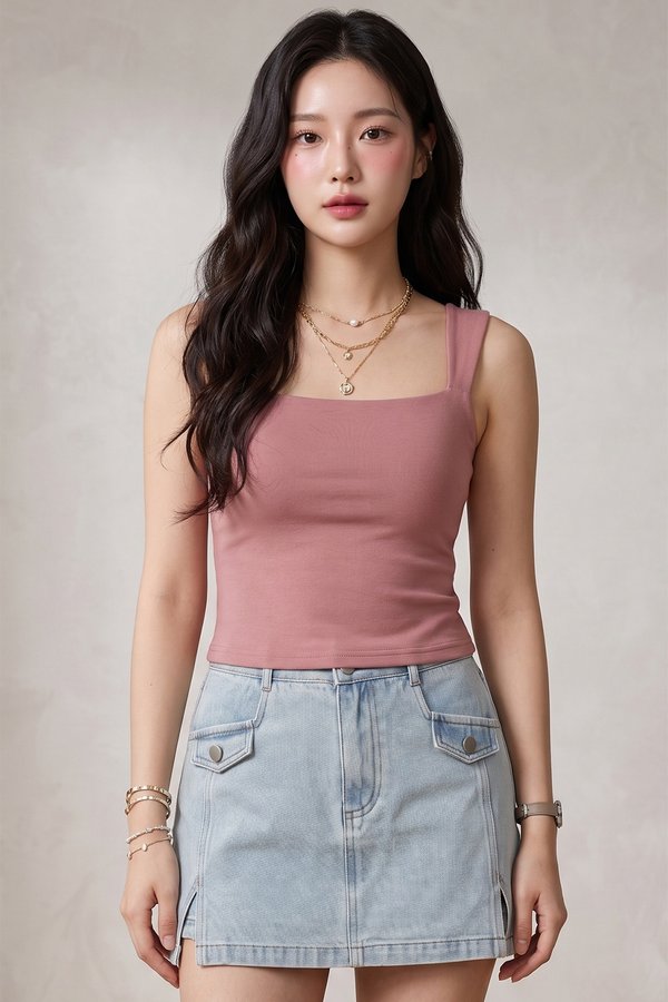 Uma Padded Top Rosewood *PLUSH*