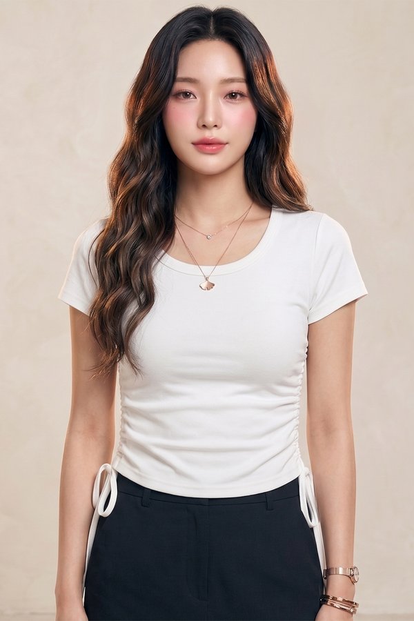 Tammie Padded Top White *PLUSH*