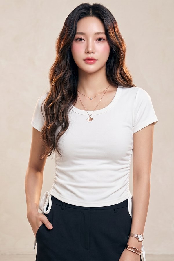 Tammie Padded Top White *PLUSH*