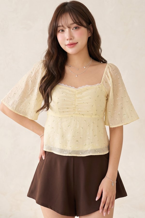 Blair Top Buttermilk Botanical