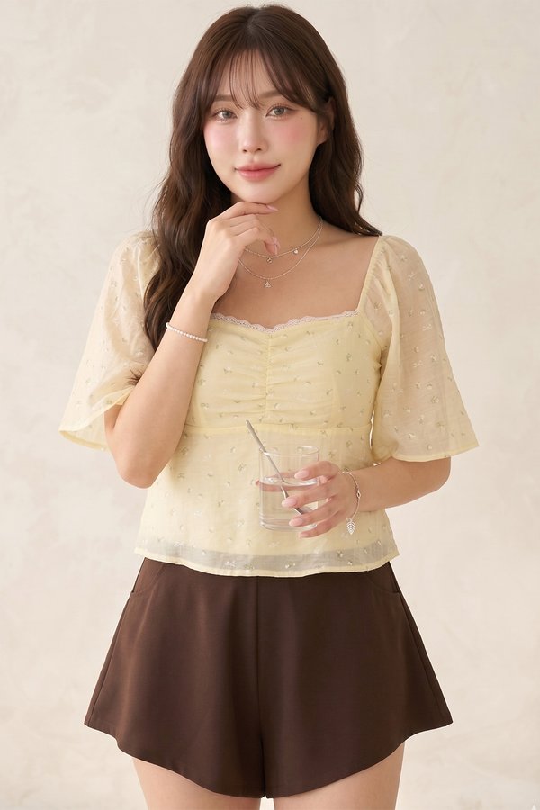 Blair Top Buttermilk Botanical
