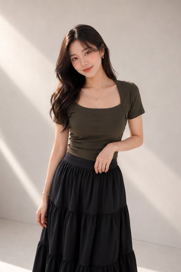 Sorra Padded Top Ash Brown *PLUSH*