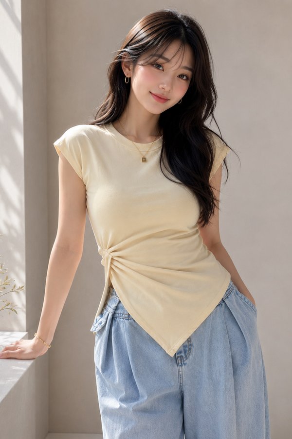 Brissa Padded Top Buttermilk *PLUSH*