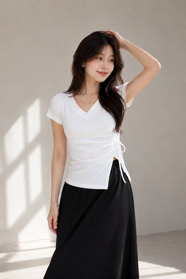 Lucia Padded Top White *PLUSH*