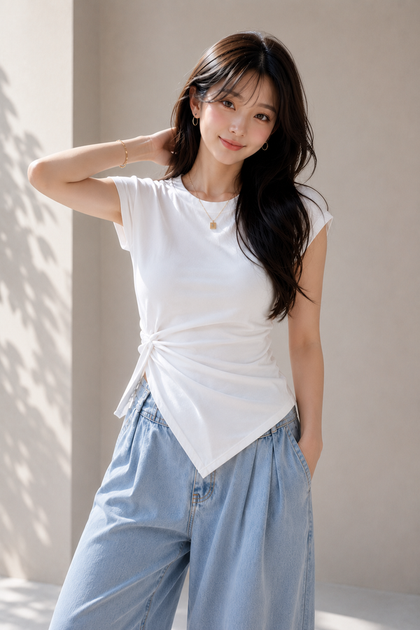 Brissa Padded Top White *PLUSH*