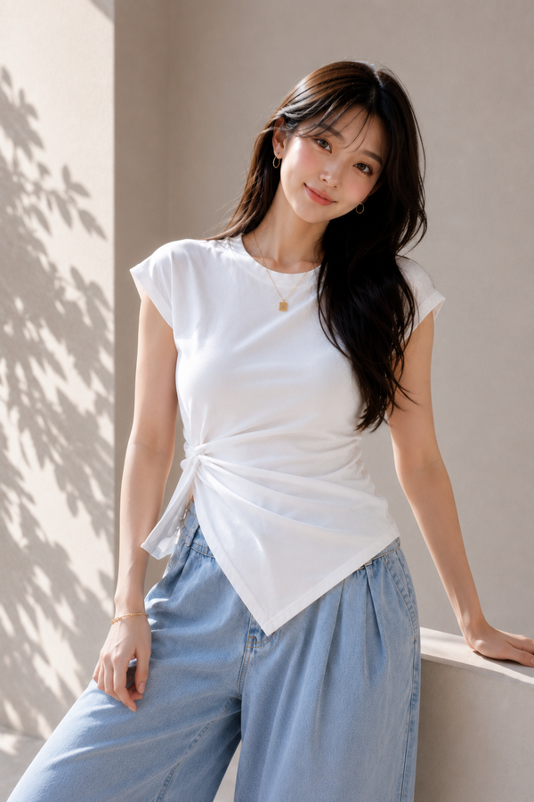 Brissa Padded Top White *PLUSH*