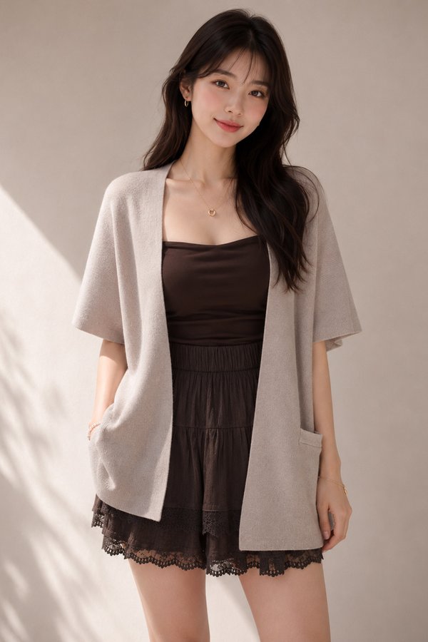 Nomi Kimono Cardi Oatmeal