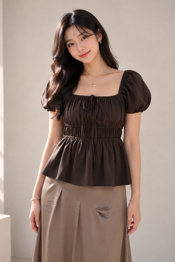 Marlow Top Dark Brown