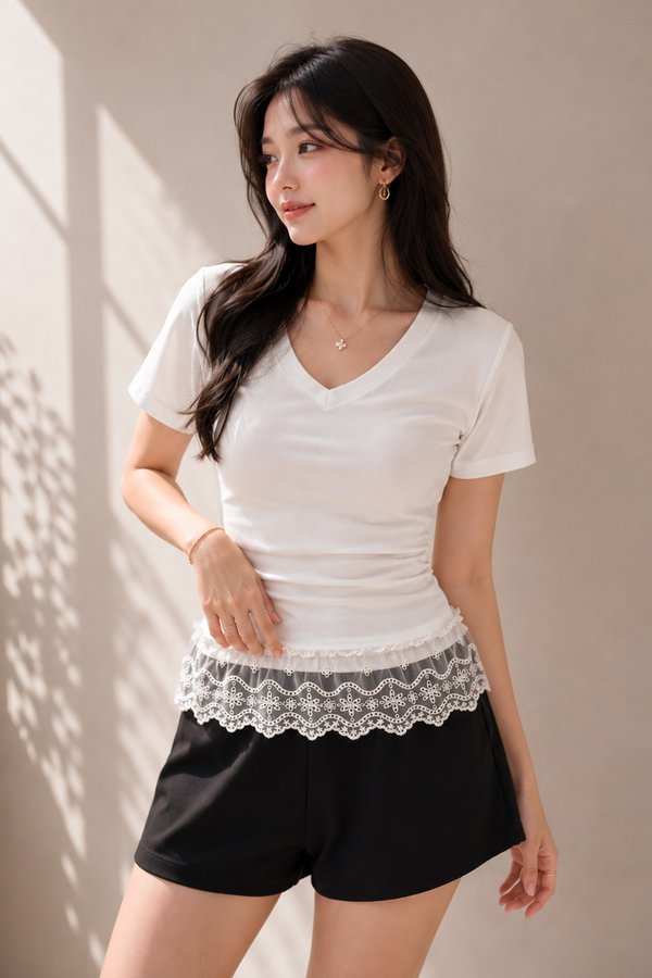 Neva Padded Top White *PLUSH*