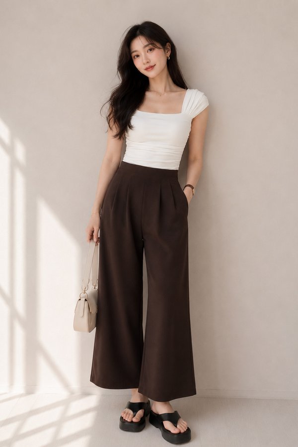 Nina Culottes Dark Brown