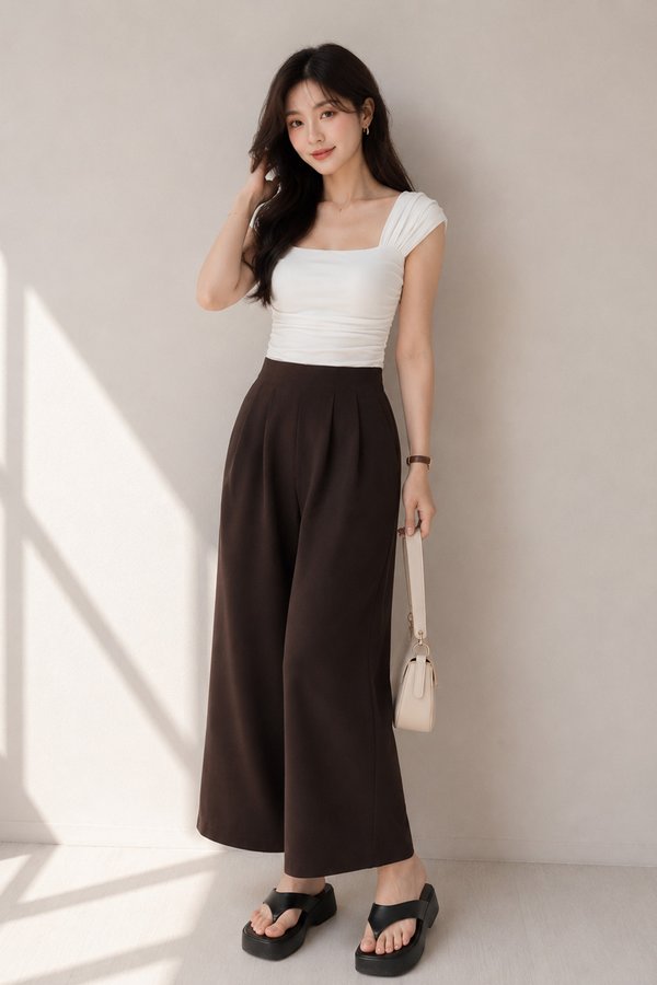 Nina Culottes Dark Brown