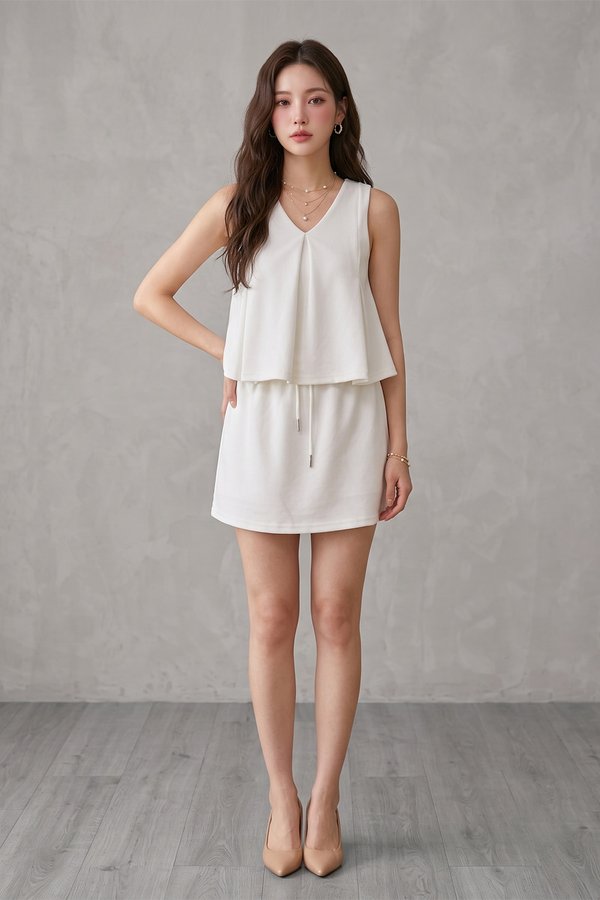 Nya Padded Top White