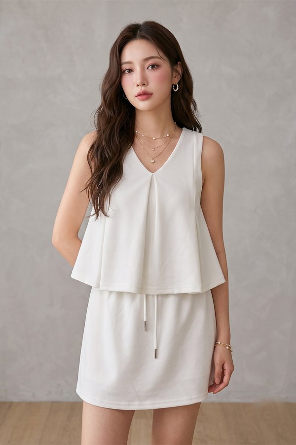 Nya Padded Top White