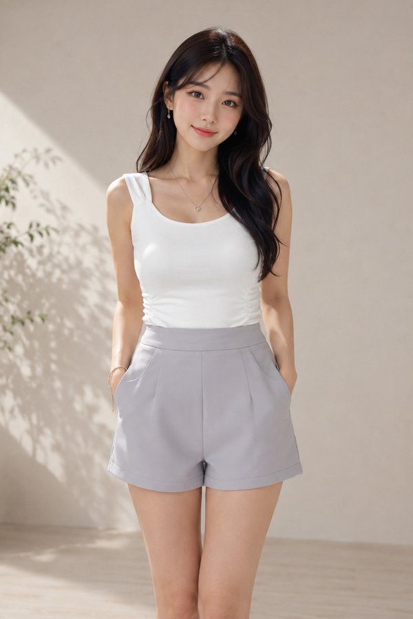 Nelyn Padded Top White *PLUSH LITE*