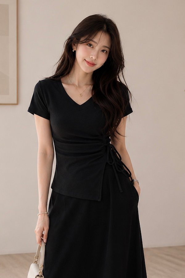 Lucia Padded Top Black *PLUSH*