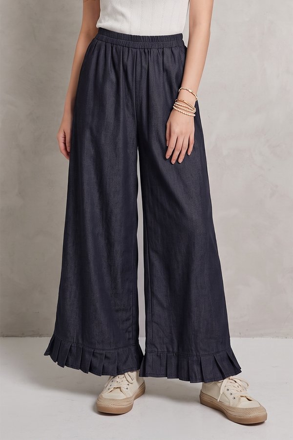 Anya Tencel Denim Pants Midnight