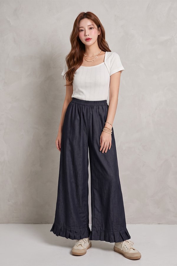Anya Tencel Denim Pants Midnight