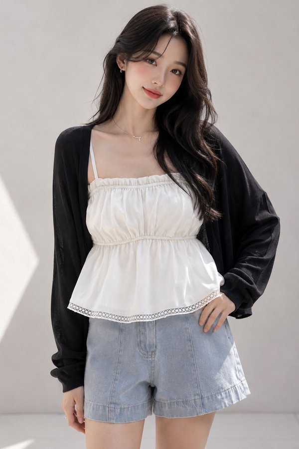 Anise Bolero Cardi Black
