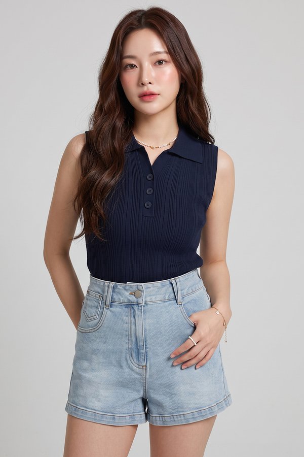 Yessa Knit Top Midnight