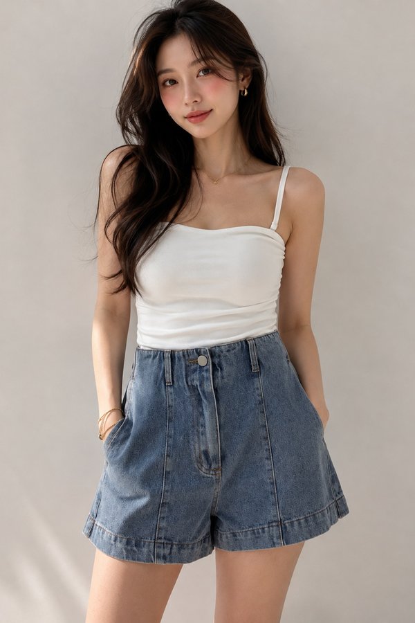 Jordina Denim Shorts Stone Wash
