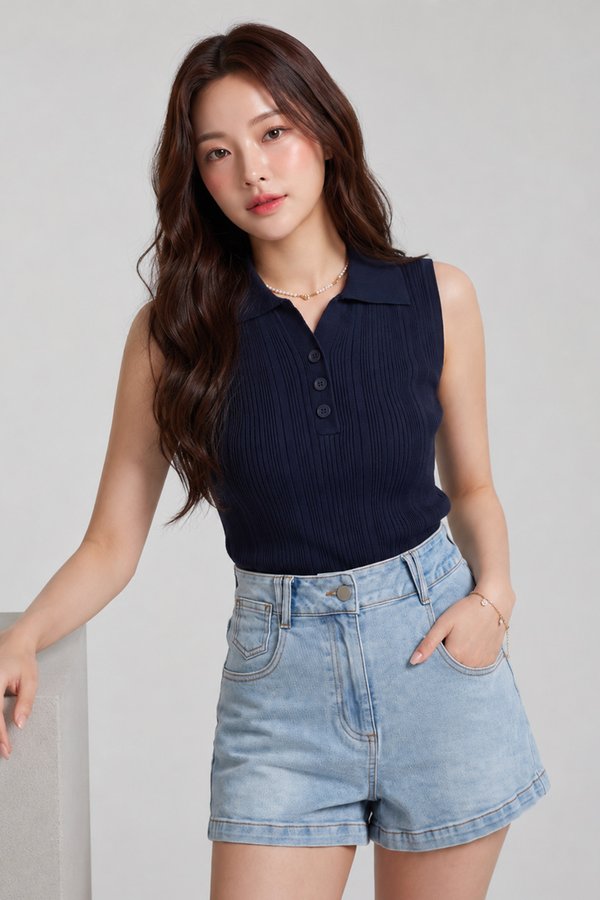 Yessa Knit Top Midnight