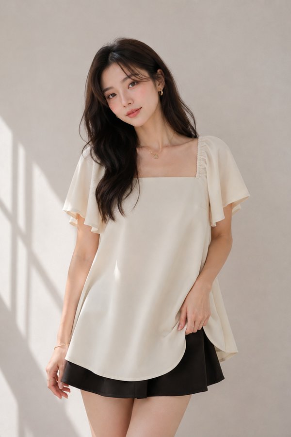 Sarina Top Beige Sand