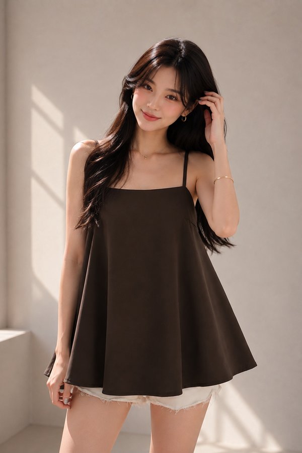 Marina Top Dark Brown