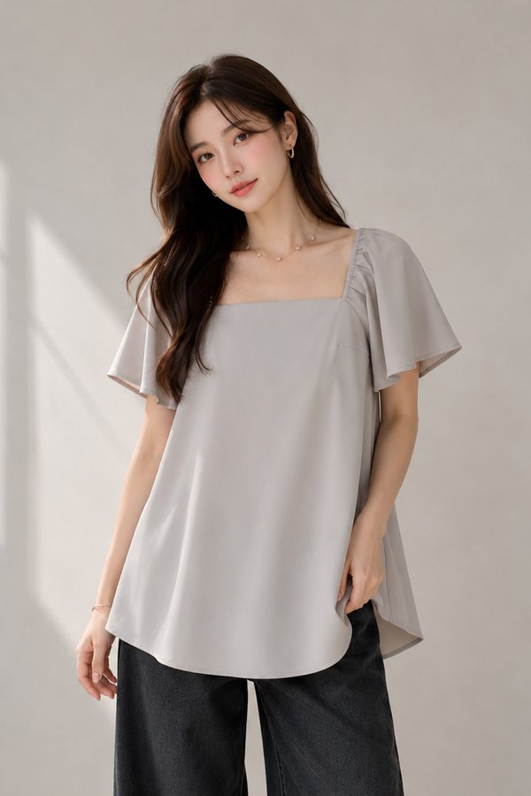 Sarina Top Light Grey