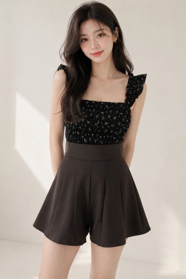 Nerine Shorts Fossil Brown
