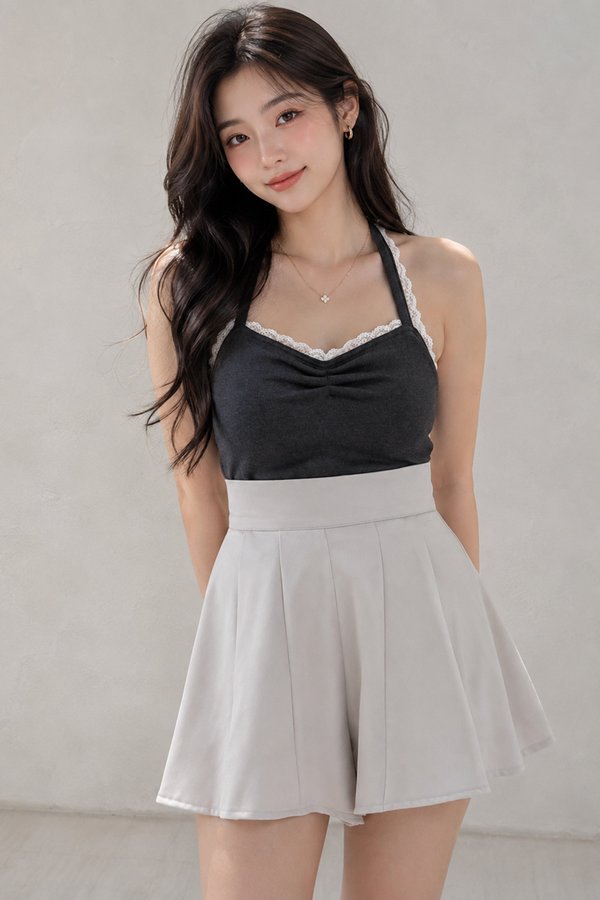 Nerine Shorts Beige Grey