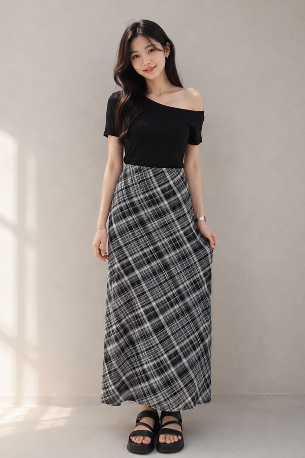 Tara Mesh Skirt Plaids