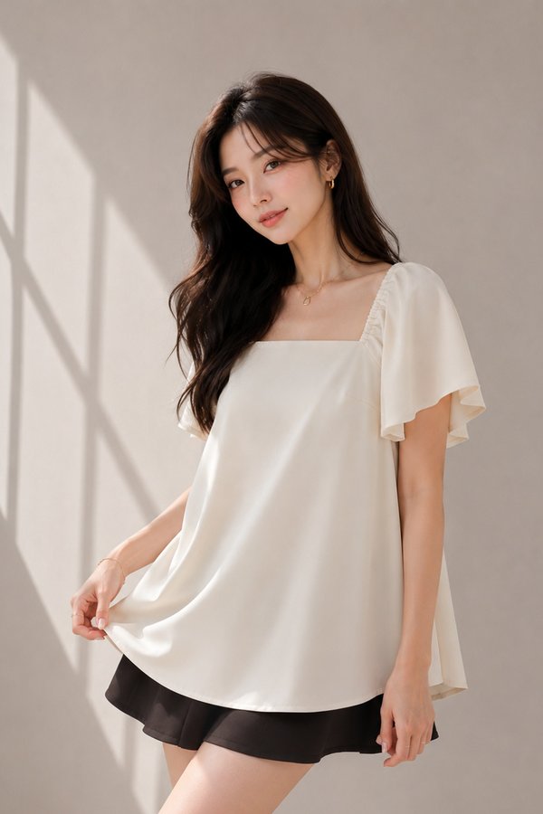 Sarina Top Beige Sand