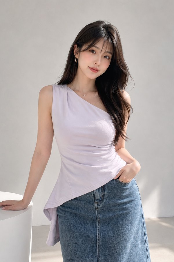 Arabella Padded Top Ash Lavender *PLUSH*