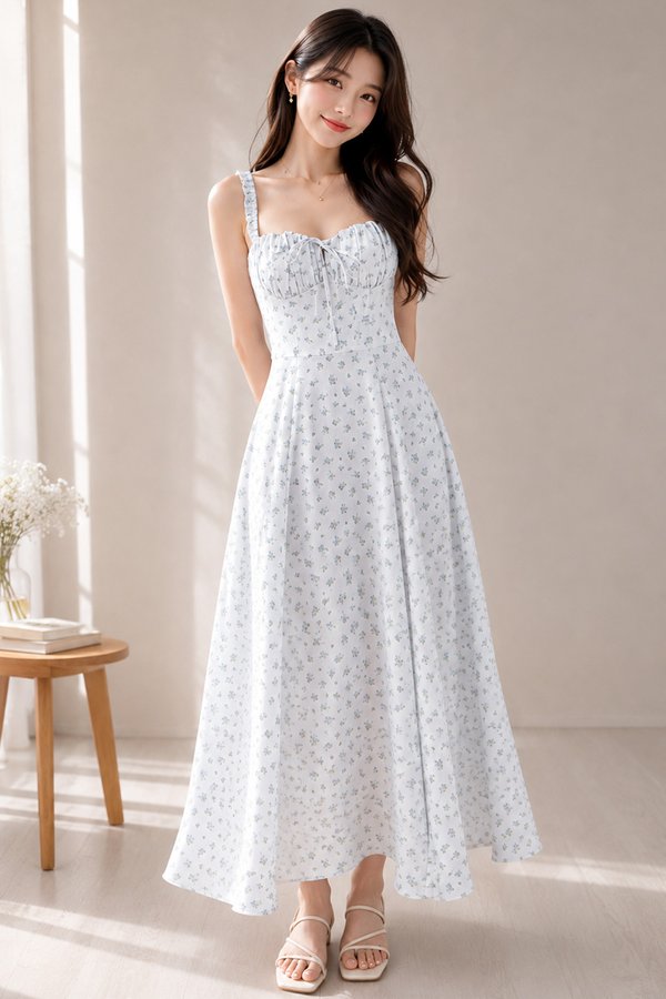 Veda Dress Tiffany Bouquet