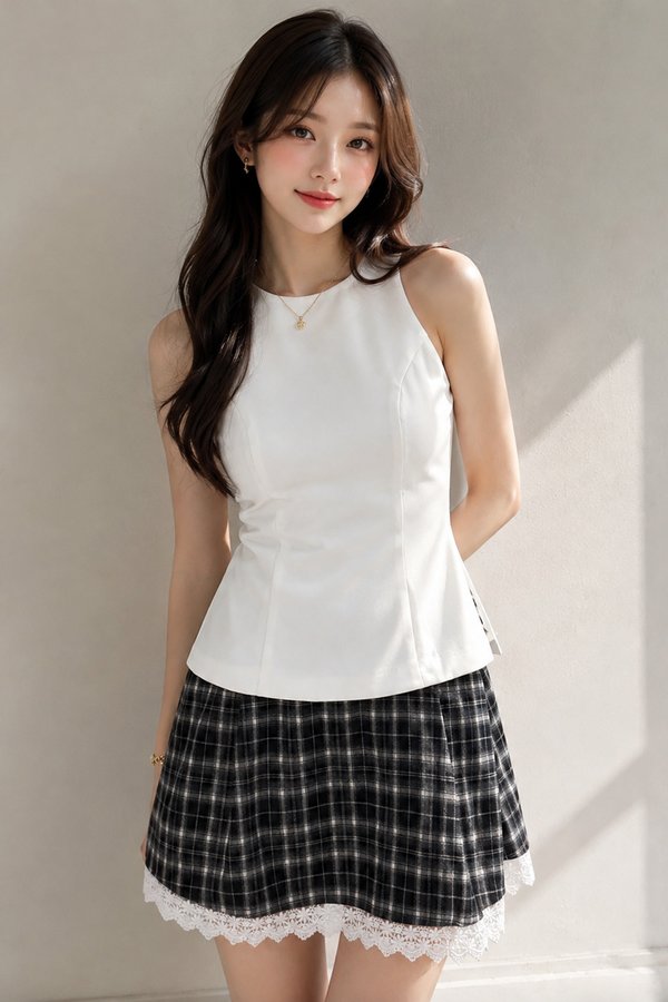 Celly Padded Top White