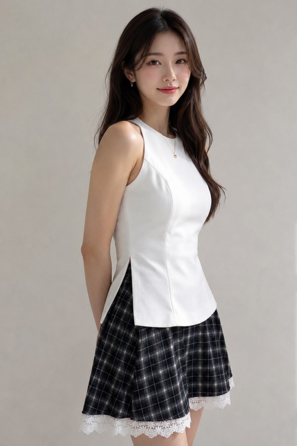 Celly Padded Top White
