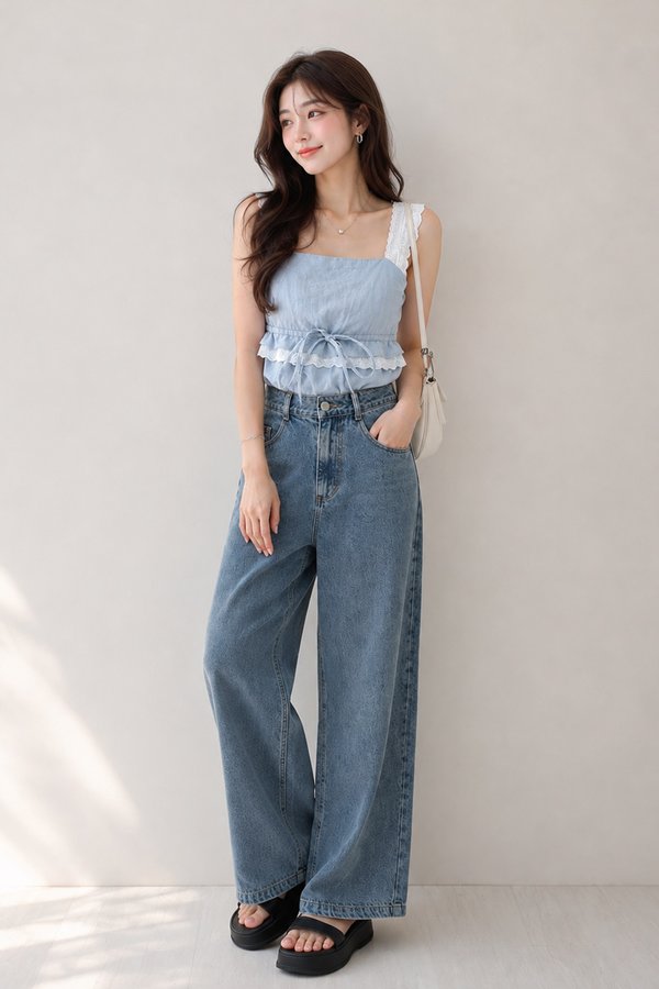 Deyna Denim Jeans Stone Wash