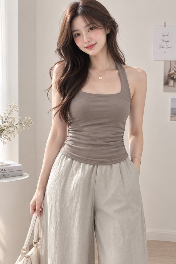 Azura Padded Top Ash Latte *PLUSH*