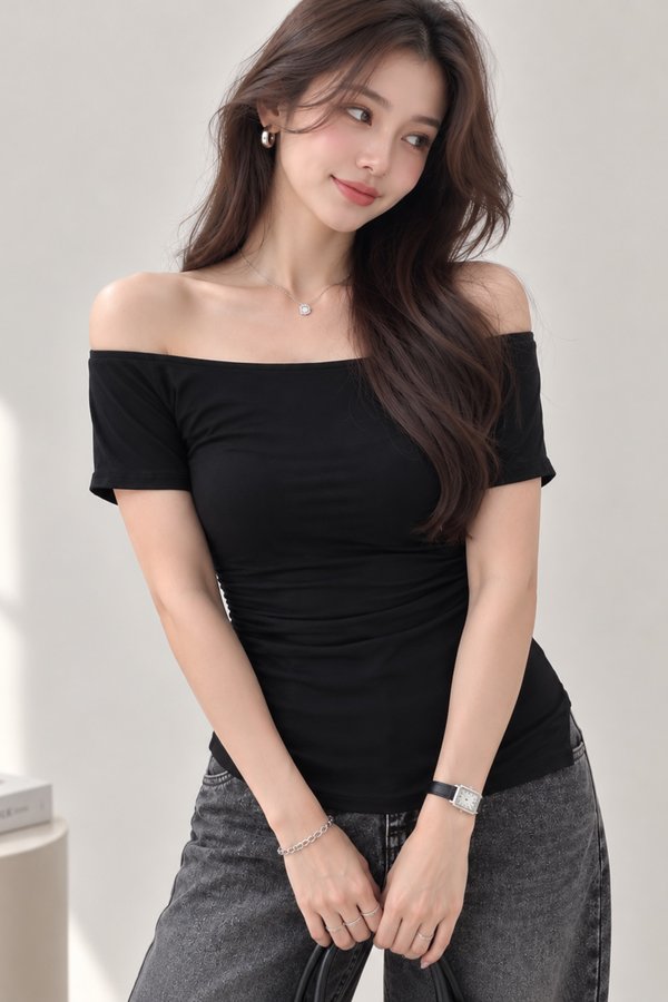 Keesia Padded Top Black *MM*