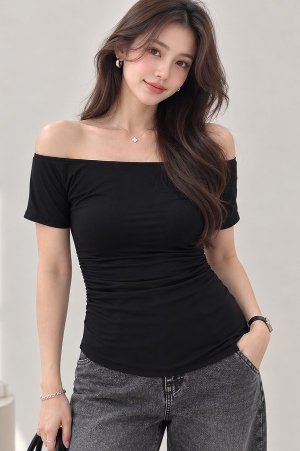 Keesia Padded Top Black *MM*
