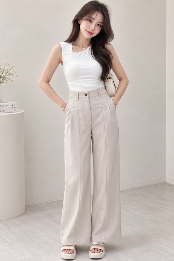 Aella Culottes Ecru Grey