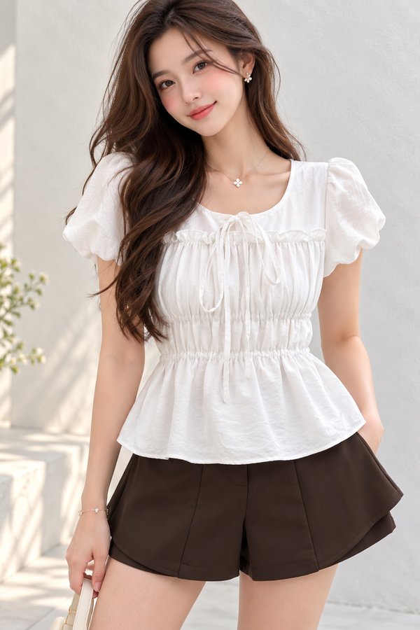 Valeria Top White