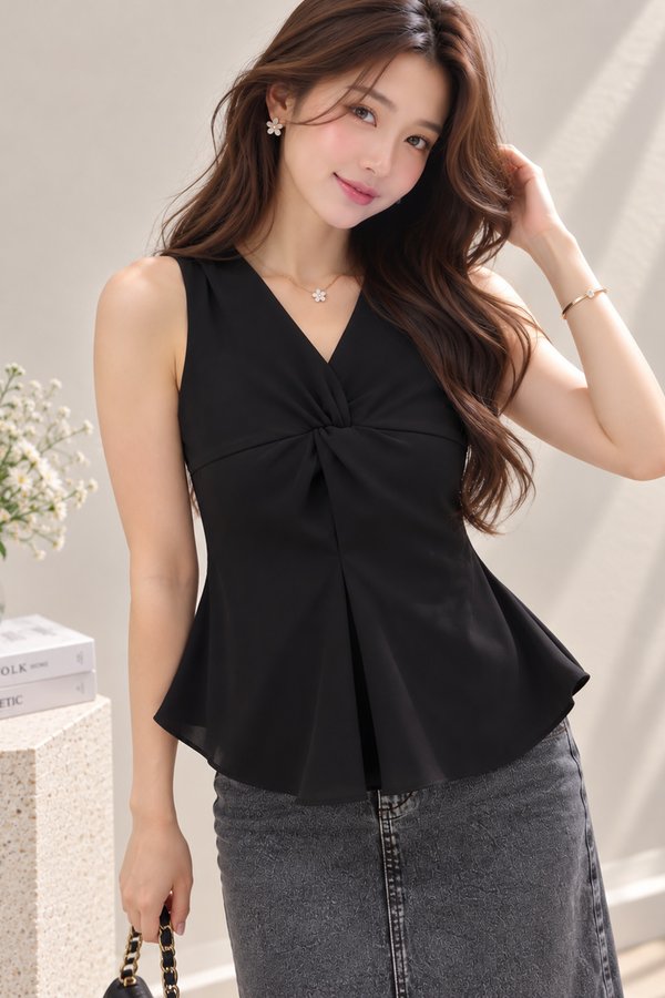 Verina Top Black