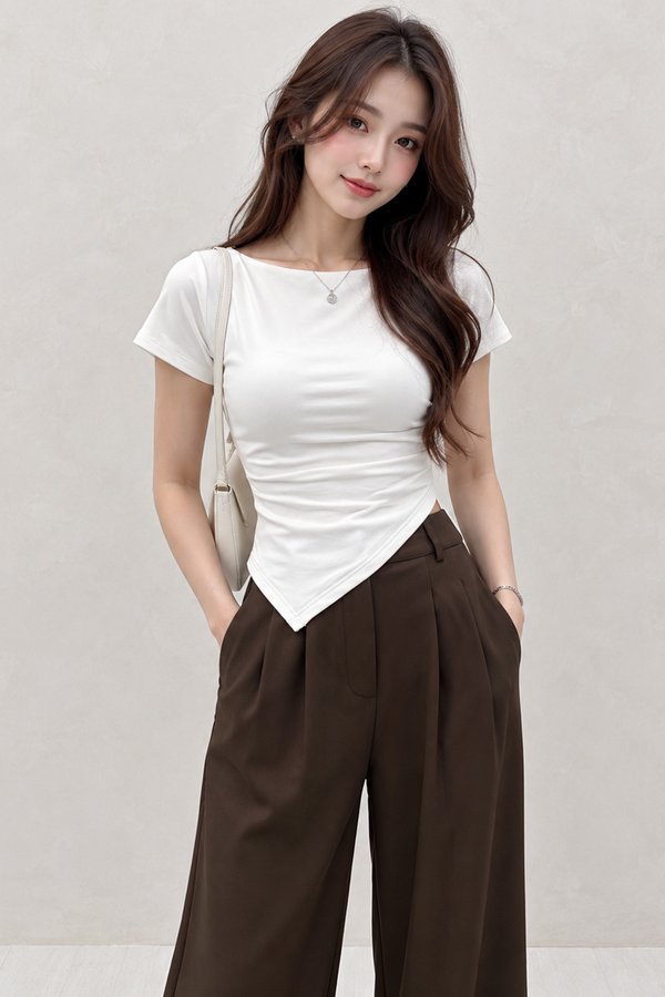 Sandra Padded Top White *PLUSH*