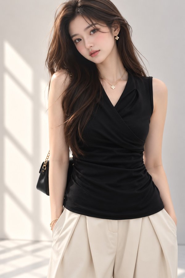 Flora Non-Padded Top Black *PLUSH*