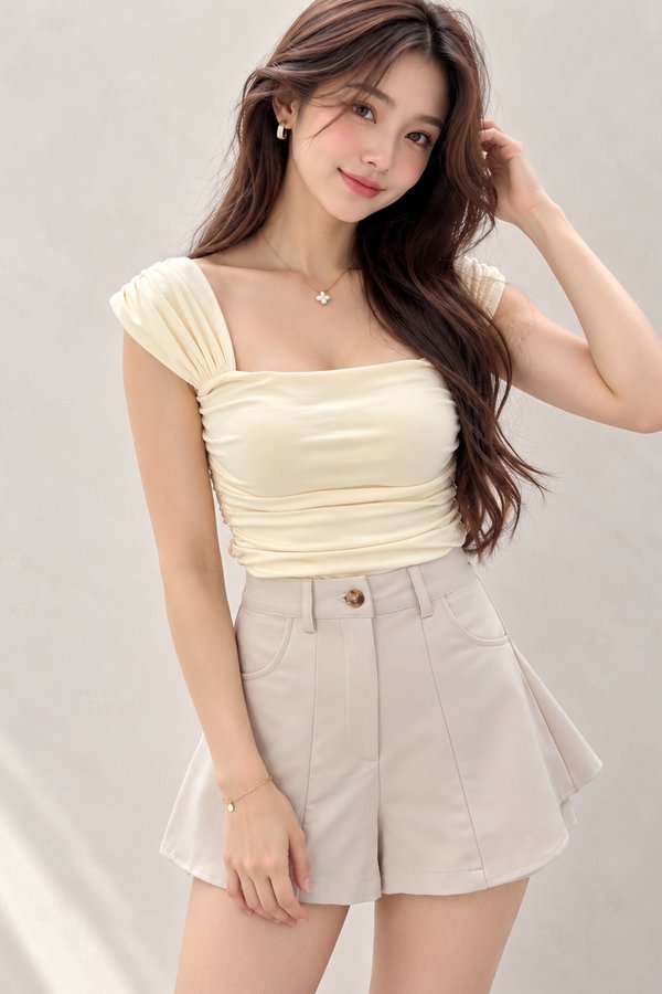 Moona Padded Top Baby Yellow *PLUSH*