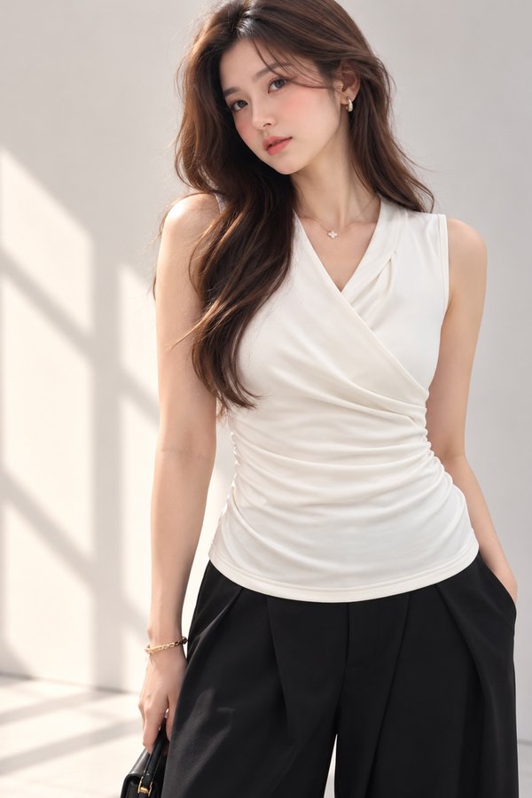 Flora Non-Padded Top White *PLUSH*
