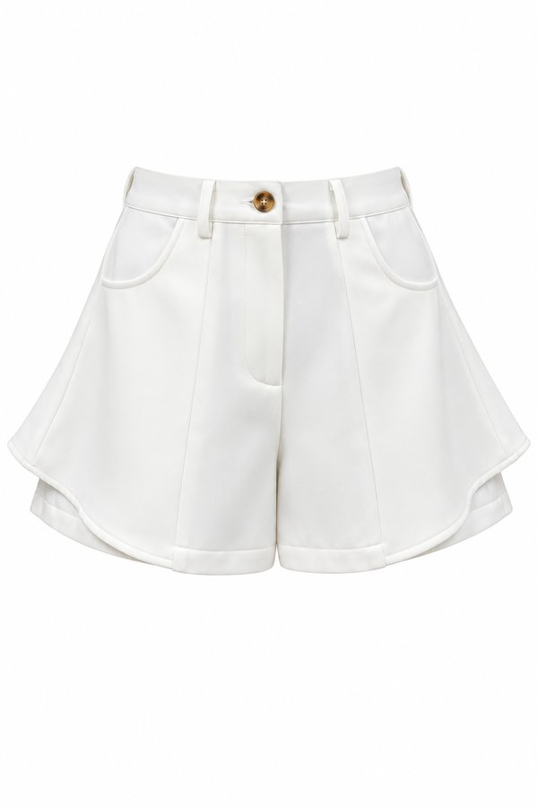 Debbie Shorts White